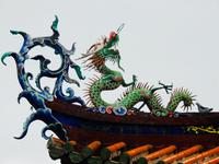 Konfuziustempel Taipei Taiwan - Drachen auf dem Dach