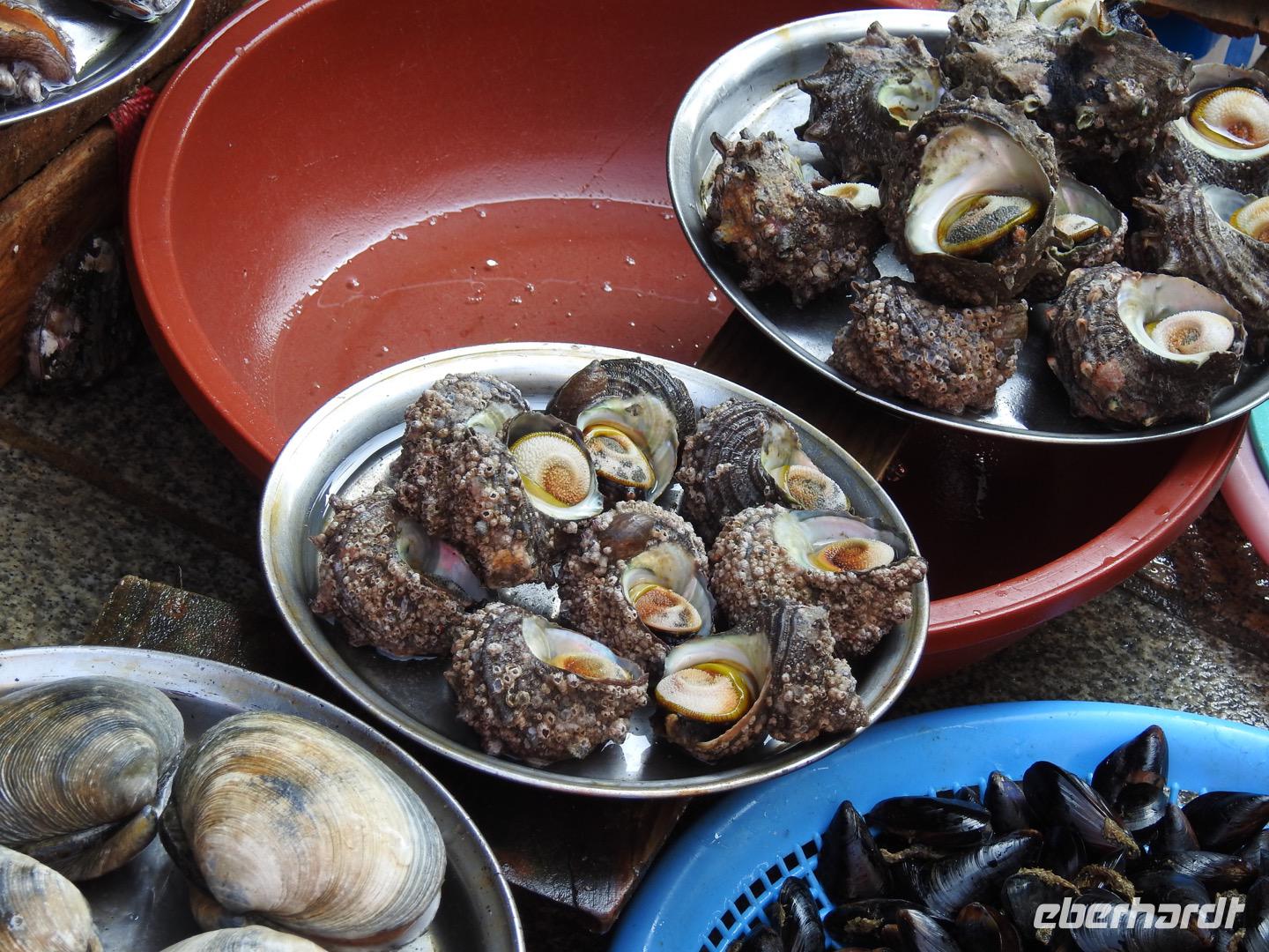 Fischmarkt Busan Südkorea