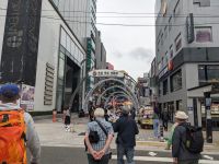 175. Mittagspause auf dem Filmboulevard, Busan, Südkorea