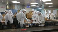 Dumplinge werden hergestellt Taipei