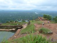 Blick vom Sirigiya Felsen