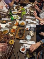 70) Korea BBQ Abendessen, Seoul, Südkorea