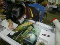 0101  In Richtung Ha Long Seidenstickerei