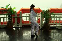 Tai Chi am Morgen auf dem Schiff