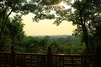 Blick vom Berg Bakeang