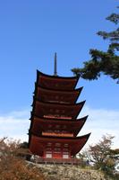 Schrein auf der Miyajima-Insel - Japan