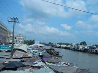 Schwimmender Markt Südvietnam