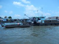 schwimmender Markt Mekong Delta