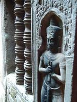 Detail Tempel der Lächelnden Gesichter