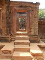 Tempel aus rotem Sandstein