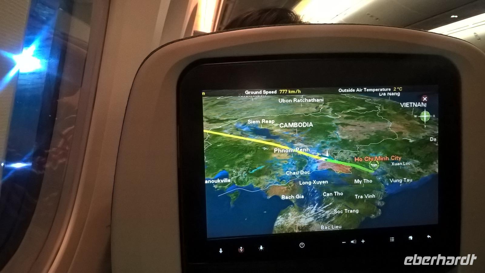 Flug nach Vietnam