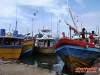 bunte Fischerboote
