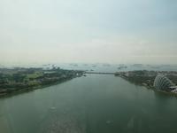Aussicht aus dem Singapur Flyer