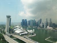 Aussicht aus dem Singapur Flyer
