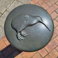 Rundreise Neuseeland // Kiwi-Pfosten in Wellington