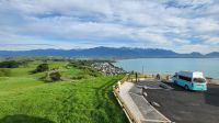 Rundreise Neuseeland // Blick auf die Bucht von Kaikoura