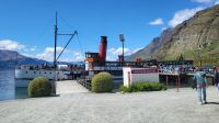 Rundreise Neuseeland // TSS Earnslaw an der Walter Peak Station am Lake Wakatipu