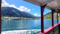 Rundreise Neuseeland // Fahrt mit der TSS Earnslaw über den Lake Wakatipu in Queenstown