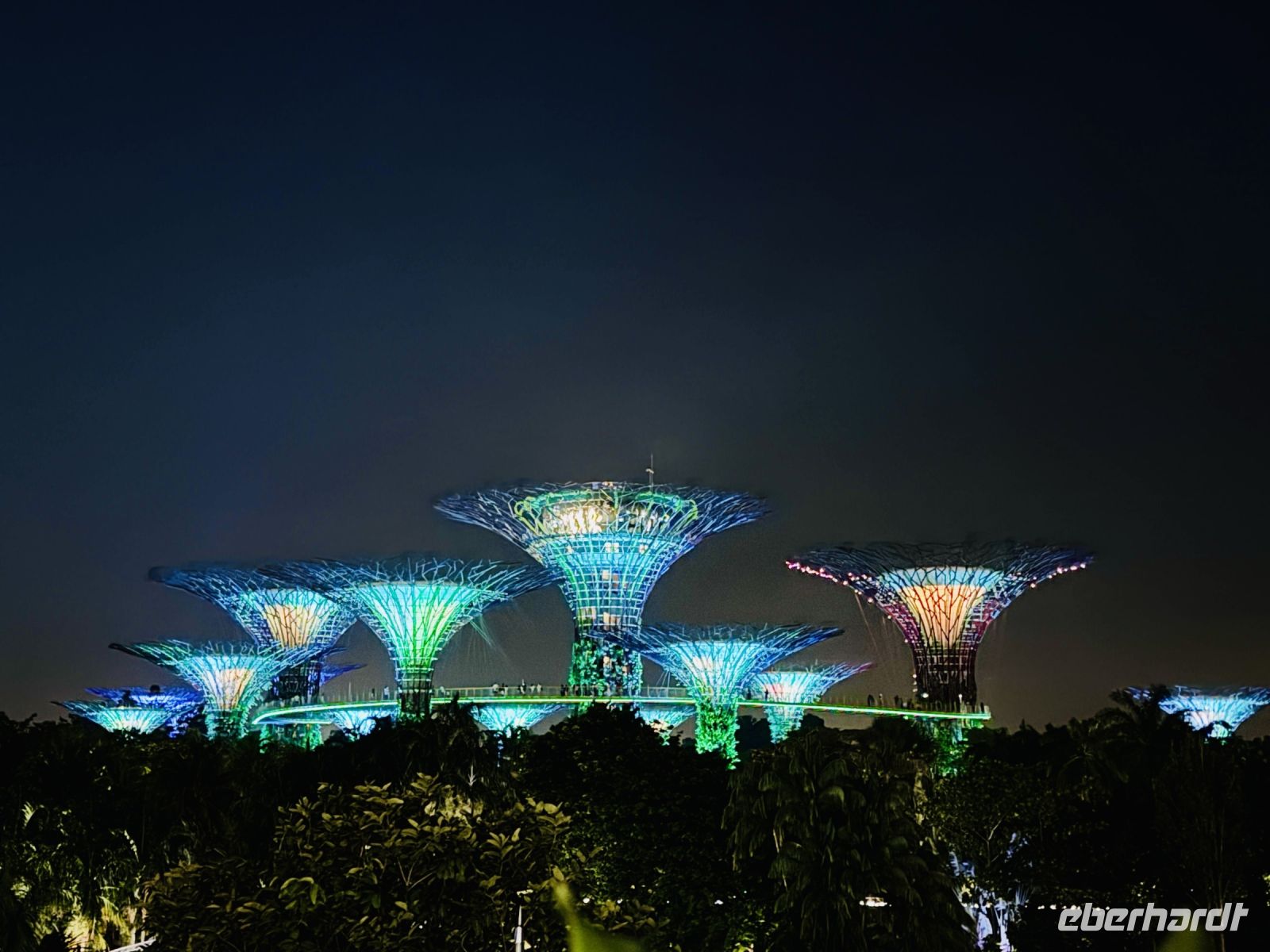 Tag 2 - Gardens by the Bay, Lichtershow