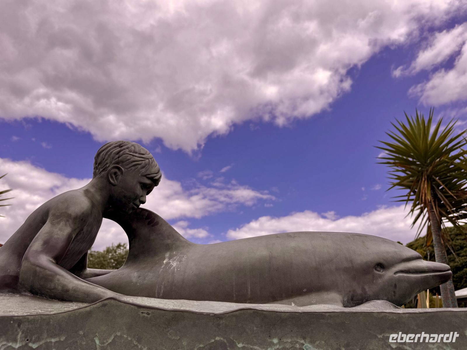 Tag 5 - Delfinstatue in Opononi