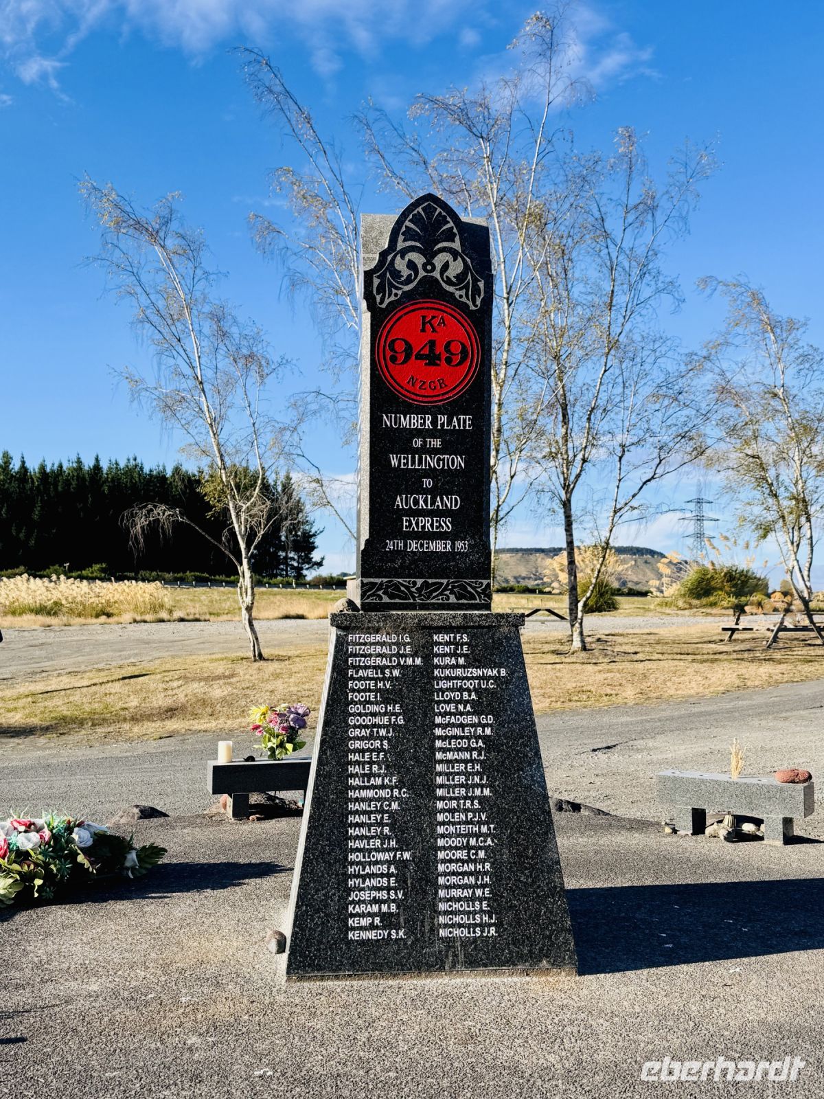 Tag 11 - Tangiwai-Denkmal