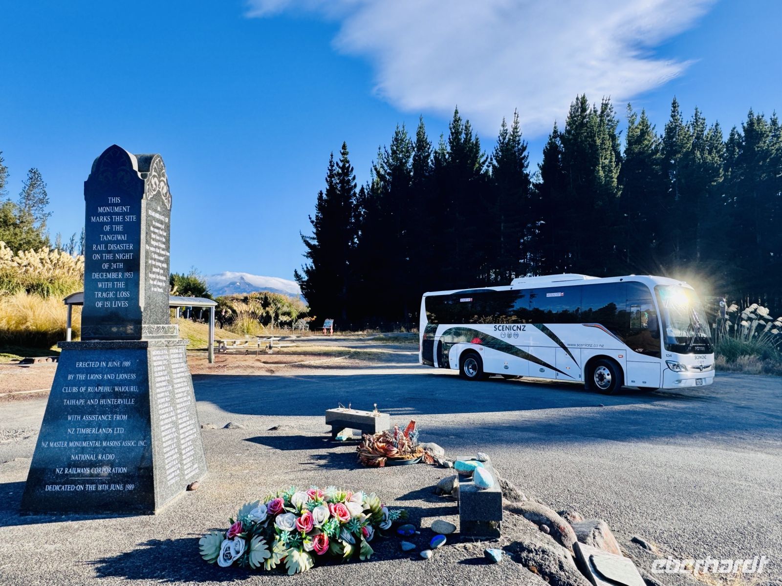 Tag 11 - Tangiwai-Denkmal