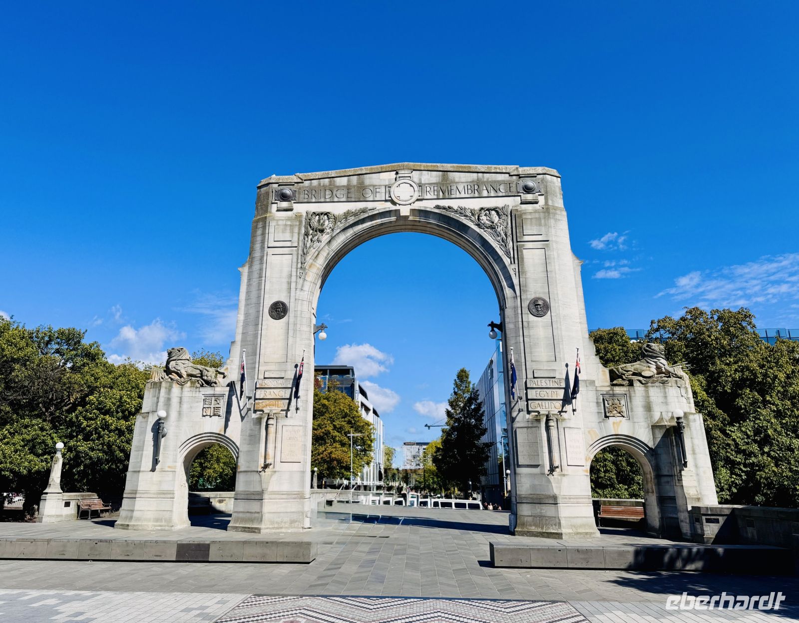 Tag 14 - Bridge of Remembrance, Christchurch 