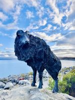 Tag 15 - Tahr-Statue am Lake Pukaki