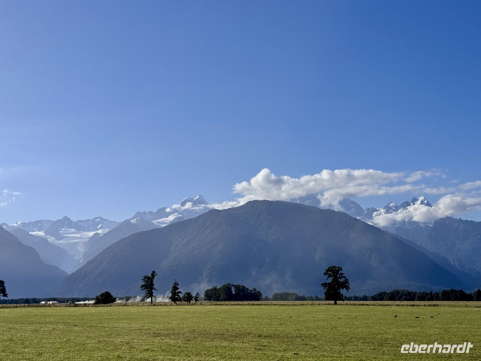 Tag 20 - Blick auf den Fox-Gletscher und den Mount Cook