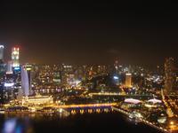 Marina Bay Sands Hotel bei Nacht (1)