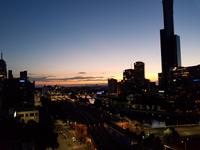 Melbourne bei Nacht