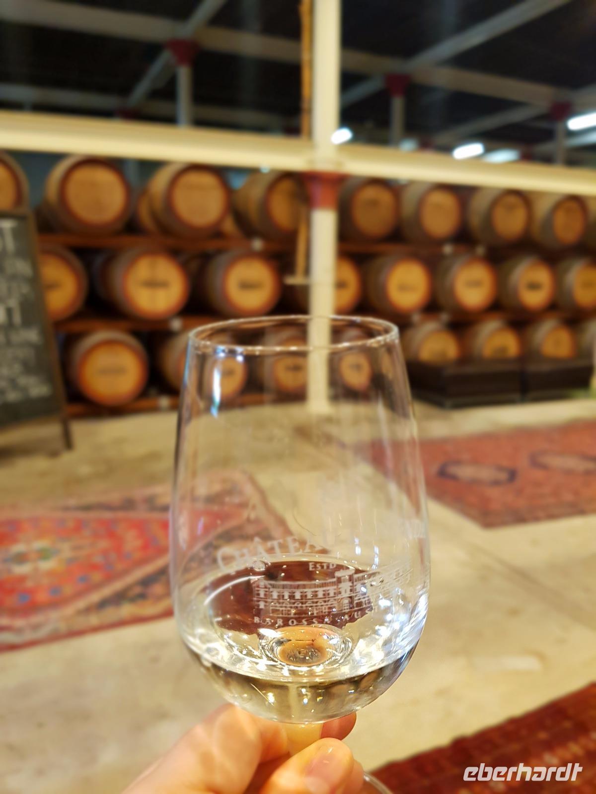 Weinprobe im Chateau Tanunda