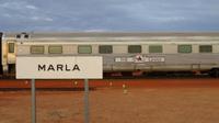 Stopp des Ghan in Marla