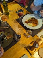 138. Abendessen im Cradle Mountain Resort, Tasmanien