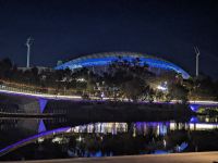 297. Adelaide Oval bei Nacht, Adelaide, Australien