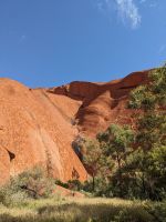 386. Spaziergang am Uluru, Outback, Australien