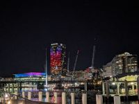 480. Darling Harbour bei Nacht, Sydney, Australien
