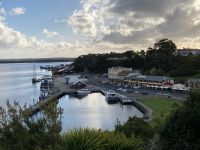 7. Reisetag – Tasmanien – Strahan – Blick auf die Long Bay