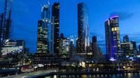 Melbourne bei Nacht 