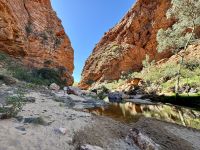 10. Reisetag – Ausflug in die West MacDonnell Ranges – Spaziergang zur Simpsons Gap