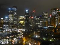 Skyline Sydney bei Nacht