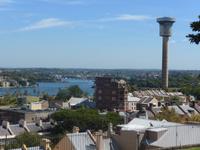Blick auf Parramatta River u. The Rock's