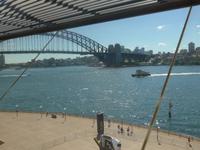 Blick aus Operhaus aufs Wasser