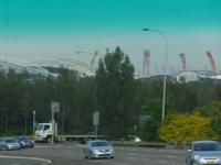 Blick aufs Olypiastadion