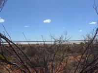 Salzsee auf dem Weg zum Ayes Rock