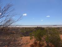 Salzsee auf dem Weg zum Ayes Rock
