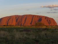 Ayes Rock beim Sonnenuntergang