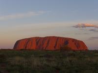 Ayes Rock beim Sonnenuntergang