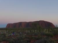 Sonnenaufgang am Ayes Rock