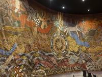 Wandteppich im Tjapukai Aboriginer Kulturpark